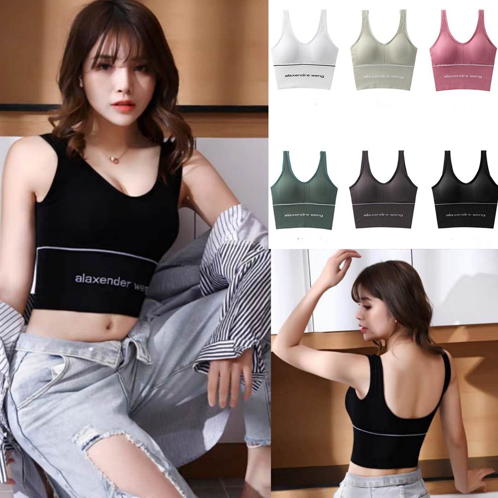 Áo Bra Tập Gym Chất Xịn - Áo Crottop Tập Yoga - Áo Bra Có Mút Nâng Ngực.