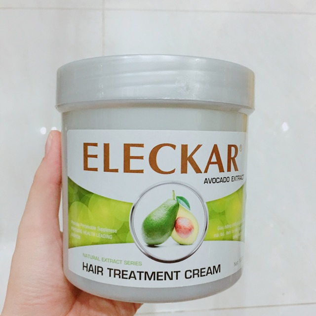 Kem dưỡng tóc - ủ tóc ELECKAR Hương Bơ 1000ml