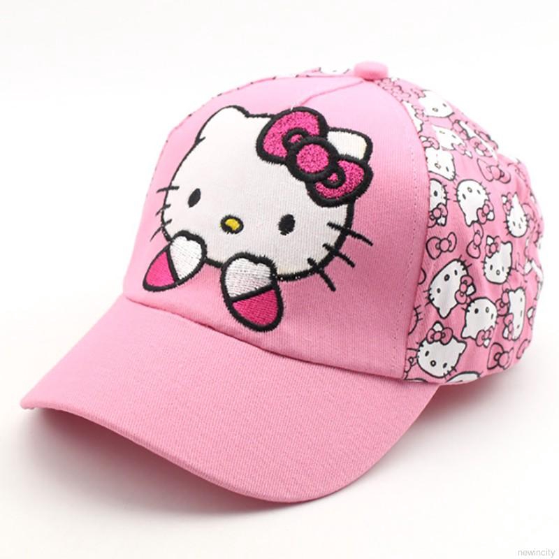 Mũ bóng chày hình Hello Kitty cho bé gái