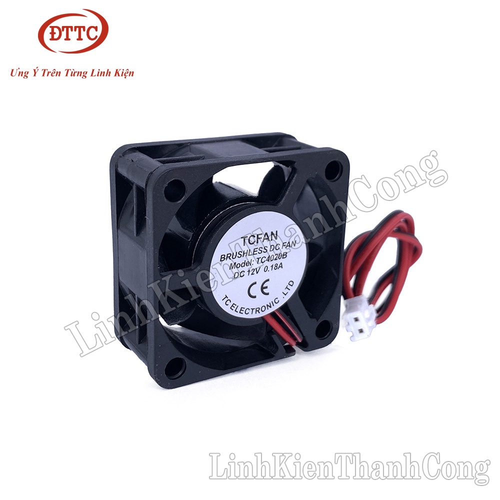 Quạt Tản Nhiệt 4cm 4020 4x4x2cm 12V 0.18A