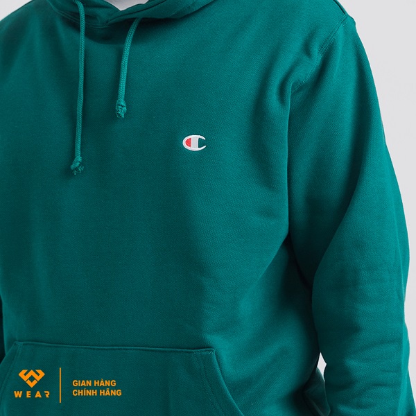 Áo Hoodie Champion JP C Pullover - Green - C3Q101560