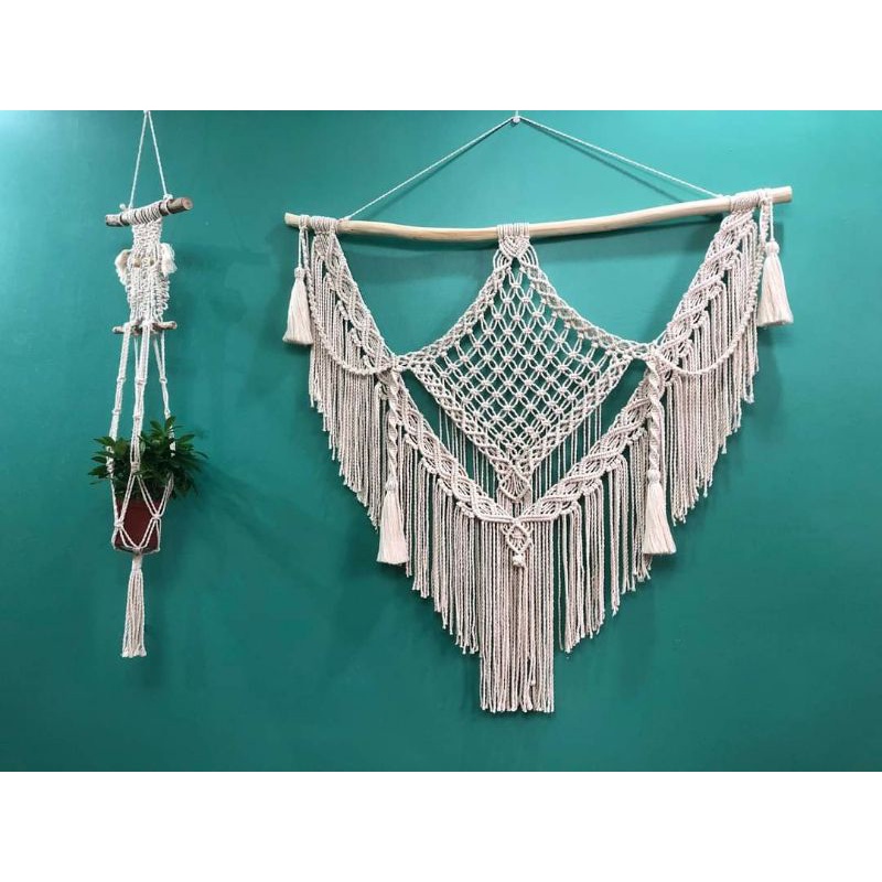 Macrame trang trí nhà cửa