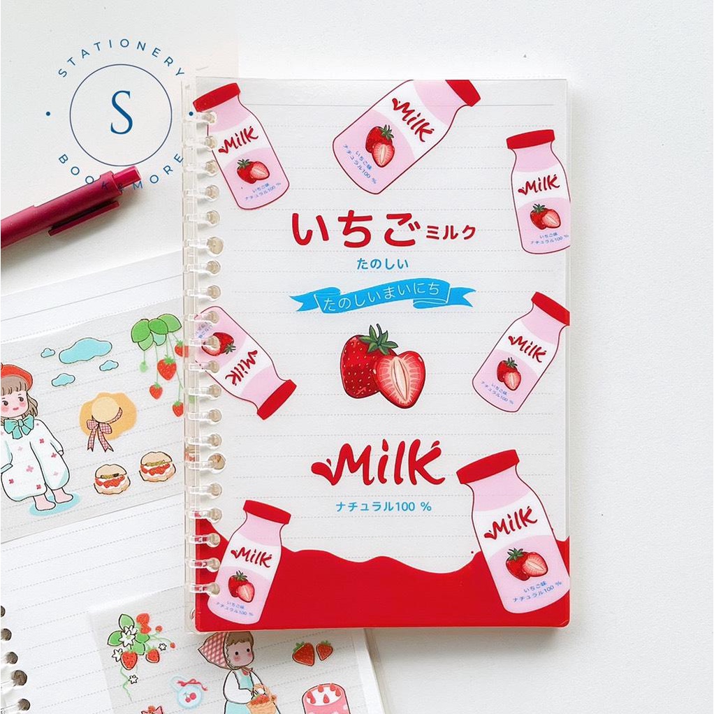 Sổ Còng Komiko Trong Có Họa Tiết Tạp Hoá Evii