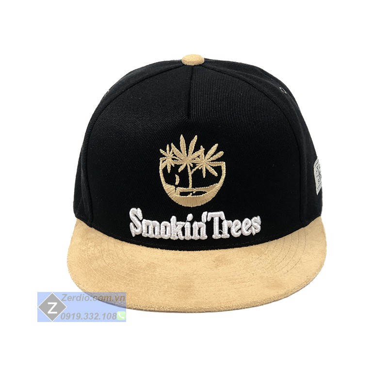 Mũ snapback Smokin đen đẹp, phong cách hiphop cho cả nam và nữ