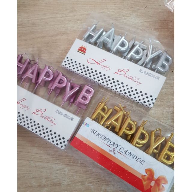 MS100150 Nến chữ Happy Birthday