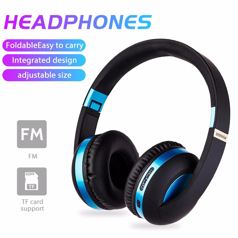 Tai Nghe Bluetooth 5.0 Không Dây Mh4 Có Thể Gấp Gọn Cho Pc Điện Thoại Di Động