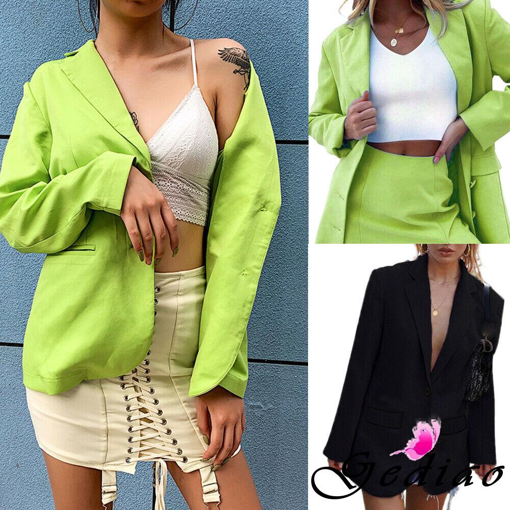 Áo khoác Blazer màu trơn thời trang nữ tính