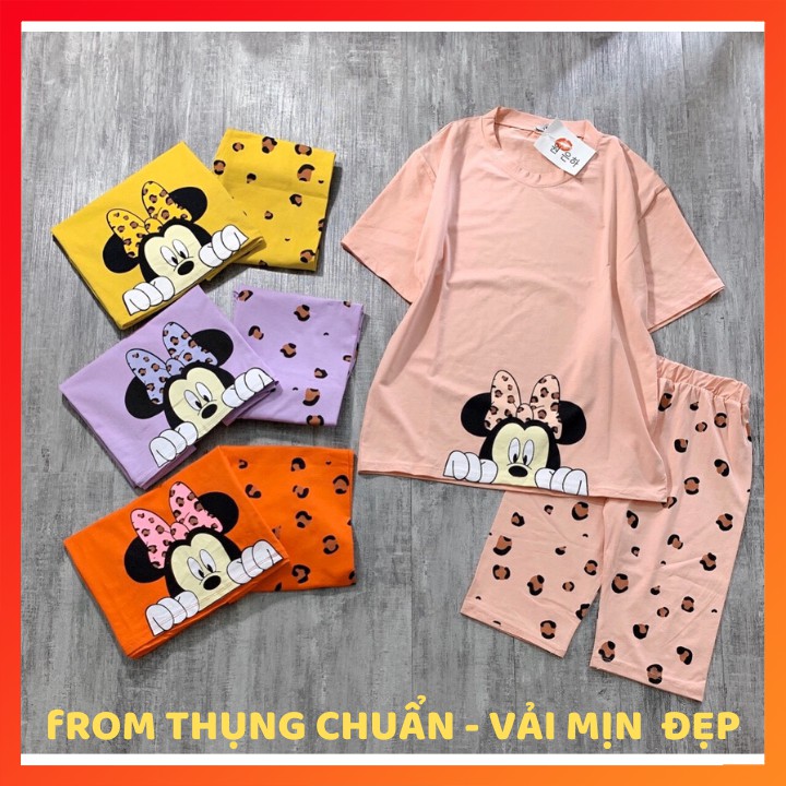 Set bộ ngố MICKEY MOUSE M001 from dáng áo thụng, vải mịn đẹp | BigBuy360 - bigbuy360.vn
