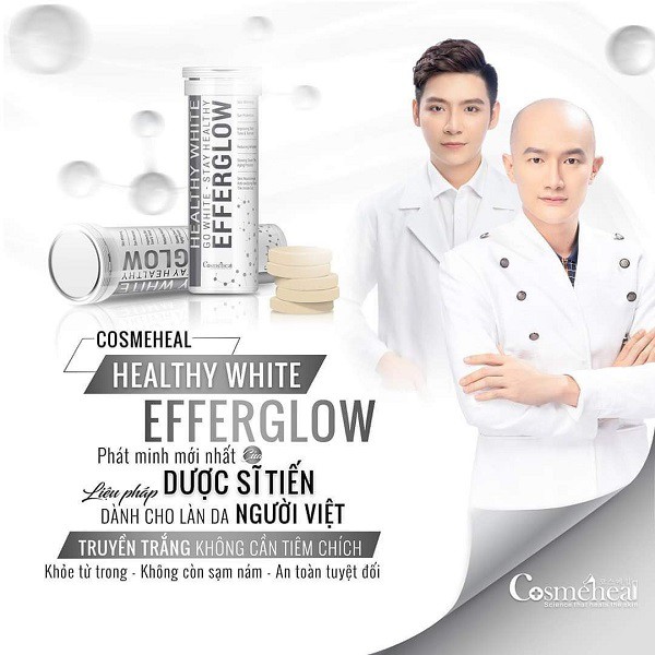 [ HÀNG CAO CẤP ] Viên Uống Viên Sủi Trắng Da Chống Nắng Giảm Sạm Thâm Nám Chống Lão Hóa Cosmeheal Healthy White 30viên | Thế Giới Skin Care