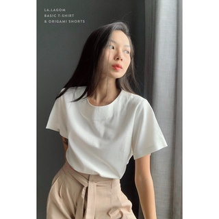 Áo Linen- Áo cổ tròn basic-Vải Linen