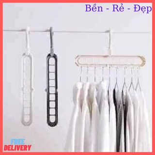 Móc 9 lỗ treo quần áo