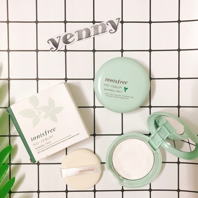 Phấn Nén Kiềm Dầu Innisfree No Sebum Mineral Pact 8.5g