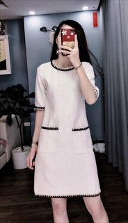 Váy dạ dáng xuông