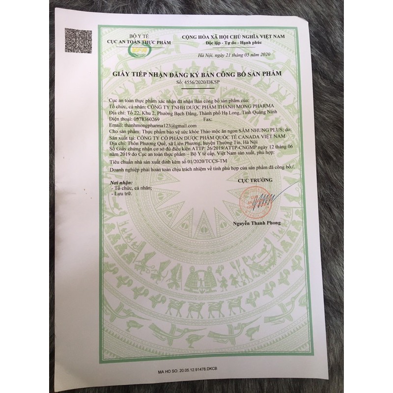 Tăng cân Sâm nhung plus 60v [ Kèm Thẻ Bảo Hành Không Tăng Hoàn 100% ] | BigBuy360 - bigbuy360.vn