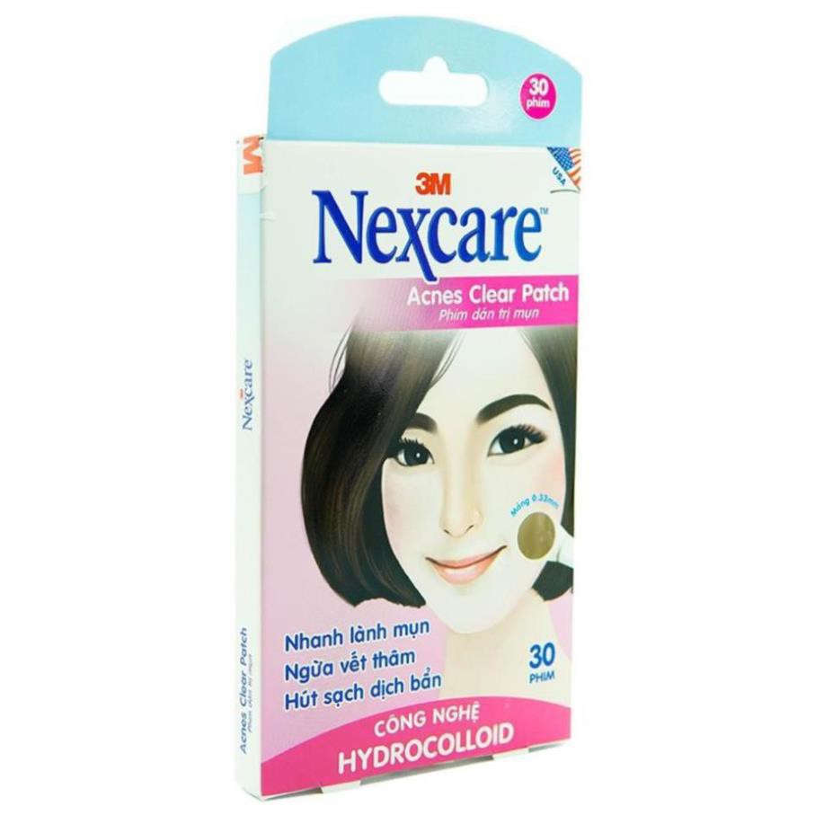 (HÀNG CHÍNH HÃNG) Miếng dán mụn 8mm Nexcare 3M TA030 30 miếng RẤT HIỆU QUẢ