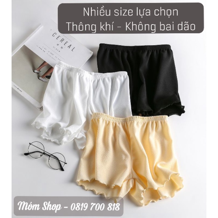 Quần mặc trong váy, quần mặc nhà, quần bảo hộ mẫu mới sẵn 5 màu