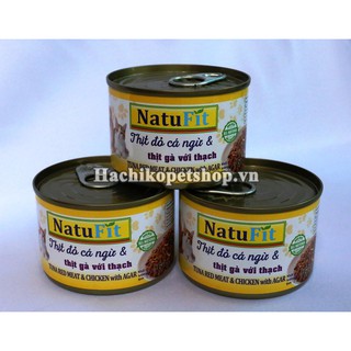COMBO 3 HŨ PATE CHO CHÓ MÈO NATUFIT