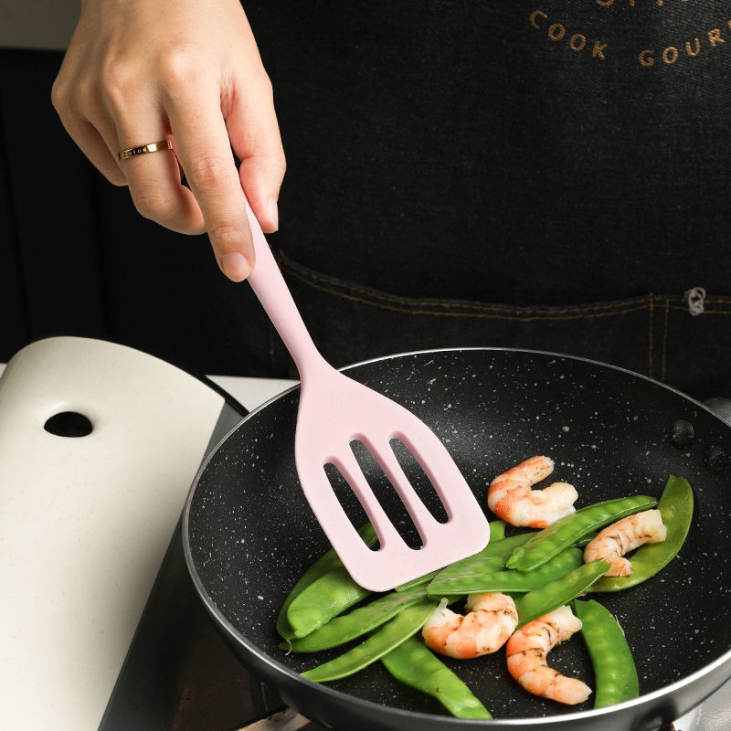 Bộ thìa bổ sung thức ăn cho trẻ em đồ dùng nhà bếp spatula chịu nhiệt độ cao silicone cho trẻ ăn thức ăn bổ sung thìa nh