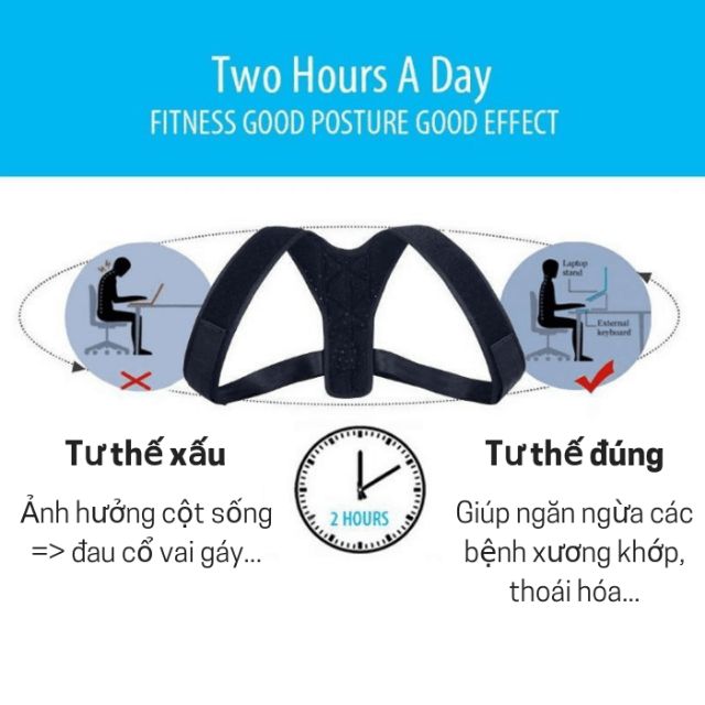 ✈️ Đai chống gù lưng nam nữ Posture corrector -giadunghn1