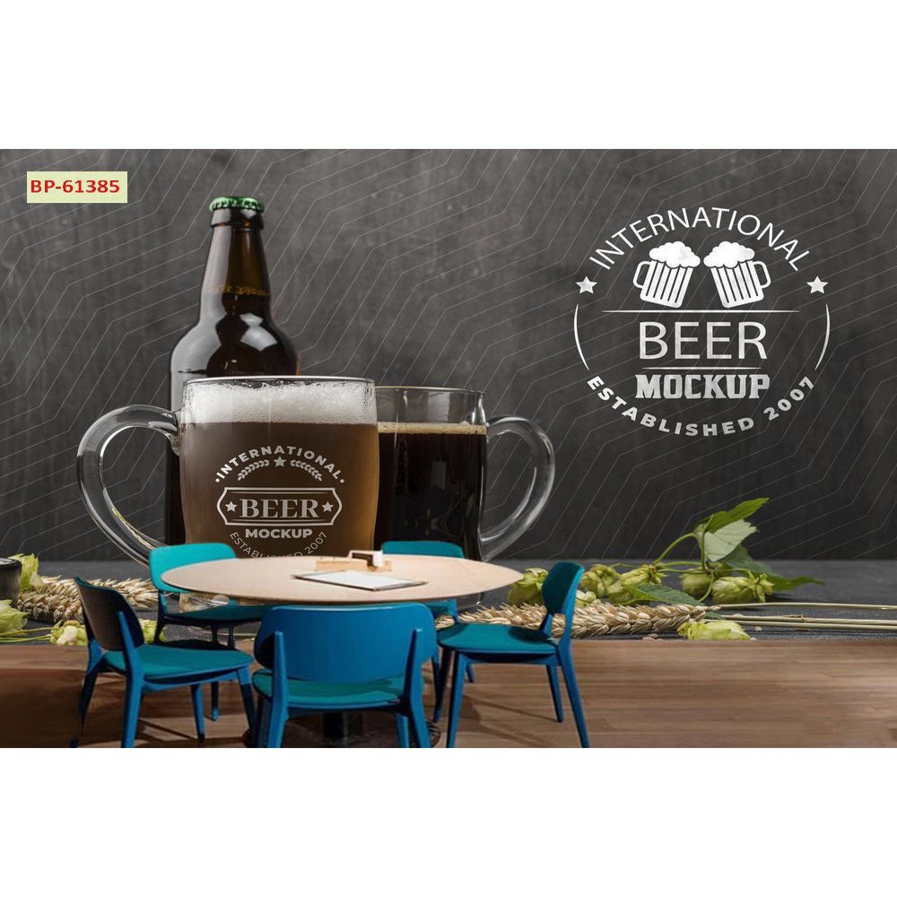 Tranh lụa 3d trang trí Nhà hàng Beer Kích Thước 1,5m x 2m BIARUOU-01