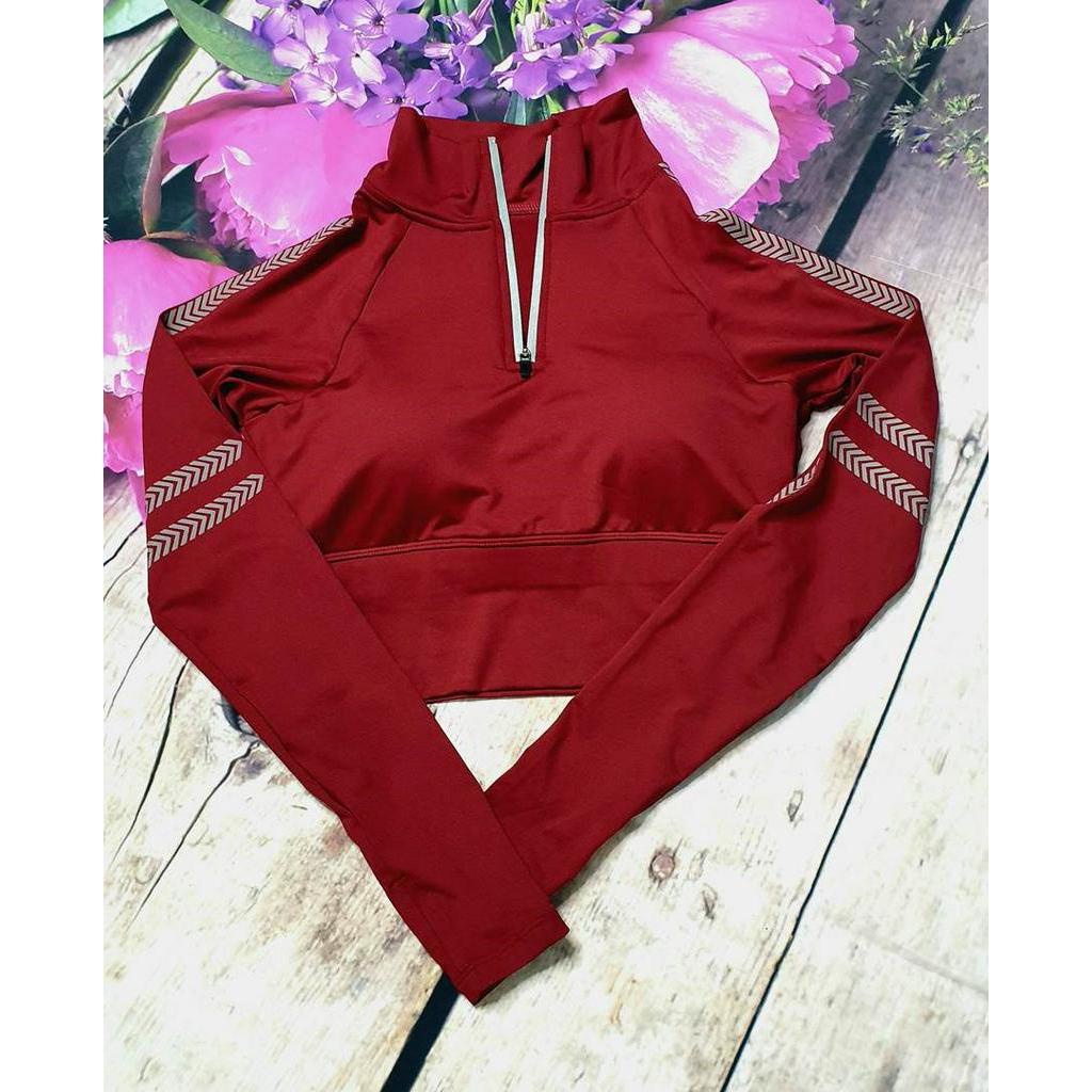 Áo Croptop gym yoga cao cấp - có đệm ngực nâng ngực hàng QC cao cấp siêu đẹp