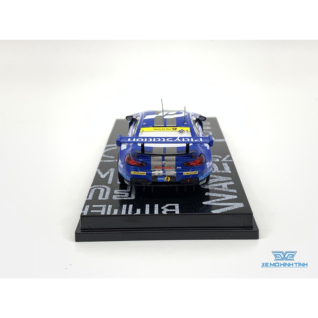 Xe Mô Hình BMW M6 GT3 Nurburgring 24H 2016 1:64 Tarmac Works ( Xanh #101 )