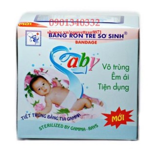 Băng Rốn Bé Sơ Sinh Baby (1 Hộp/3 Miếng)