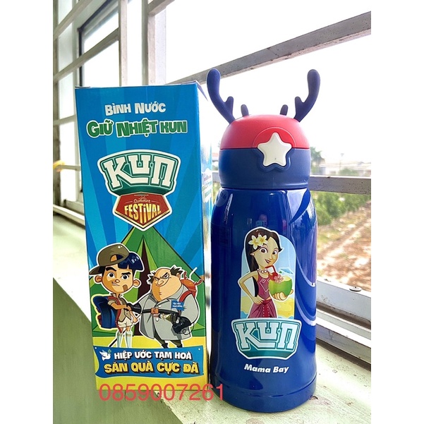 BÌNH NƯỚC KUN GIỮ NHIỆT 500ML - HÀNG CHUẨN CHÍNH HÃNG ( loại 1 đổi thẻ ) | BigBuy360 - bigbuy360.vn