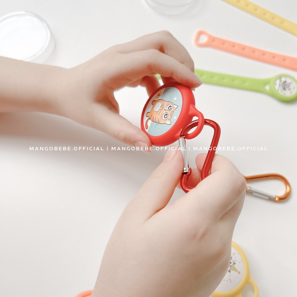 Đồng hồ, Vòng tay, Móc treo chống muỗi hiệu quả cho bé từ 0m+