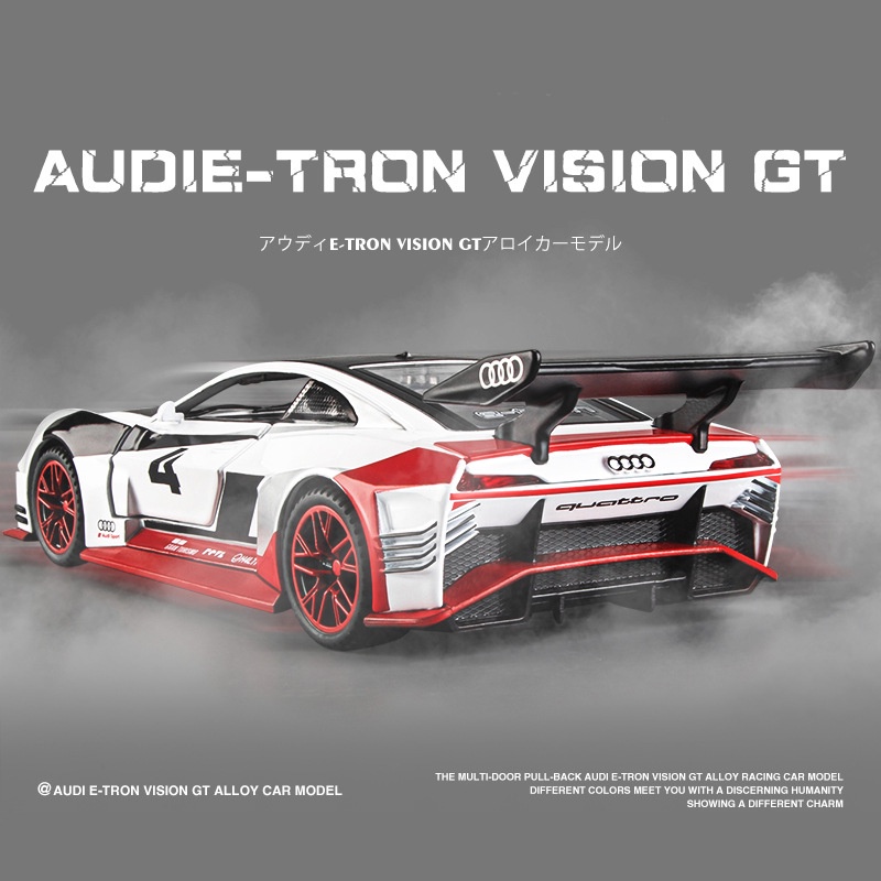 Siêu xe mô hình kim loại Audi e-tron Vision Gran Turismo Tỷ lệ 1:32
