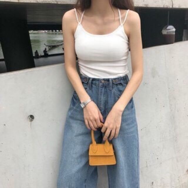 [Mã WA1606 giảm 15% đơn 99k] ( Hàng mới HOTT) Áo bra 2 dây dáng dài đệm vừa dây lương chéo Siêu Sexy | BigBuy360 - bigbuy360.vn