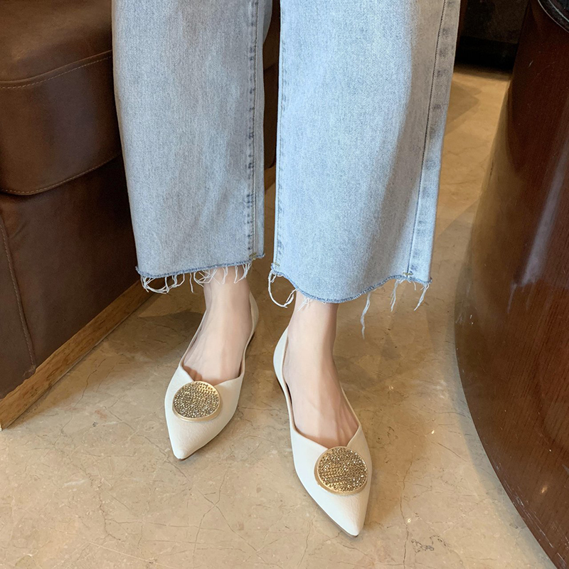 Giày Búp Bê Nữ, Giày Bệt Mũi Nhọn Mềm, Giày Đế Bằng Thời Trang | BigBuy360 - bigbuy360.vn