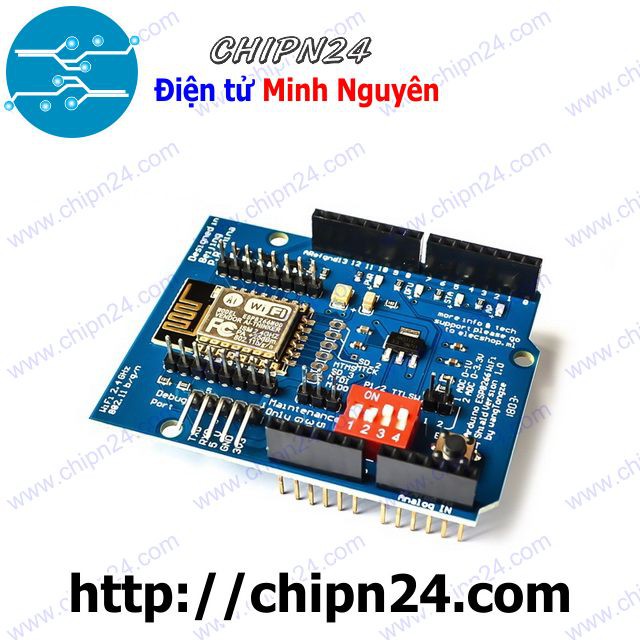 [1 CÁI] (A75) Arduino ESP8266 Wifi Shield