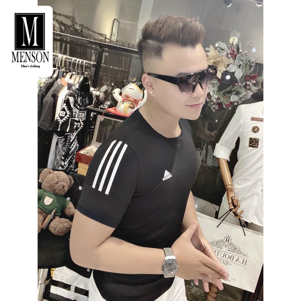 [Hàng Cao Cấp] Áo Phông Nam, Áo Thun Nam Thể Thao Nam Cao Cấp Vải Thun Mát Lạnh Mùa Hè Co Giãn Chuẩn Form MENSON M6220 | BigBuy360 - bigbuy360.vn