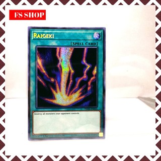 Thẻ bài Yugioh –Raigeki -Thẻ bài chính hãng