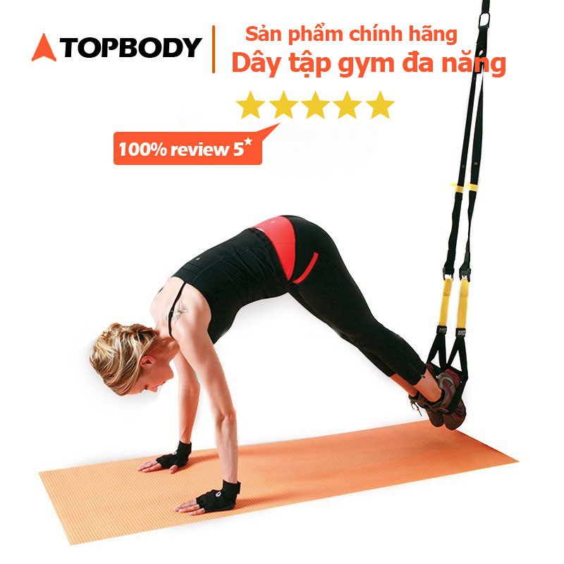 🍉 Bộ Dây TRX Pro TOPBODY, dây treo kháng lực đa năng tập Gym, thể dục tại nhà ! 🍉 . : ' ^