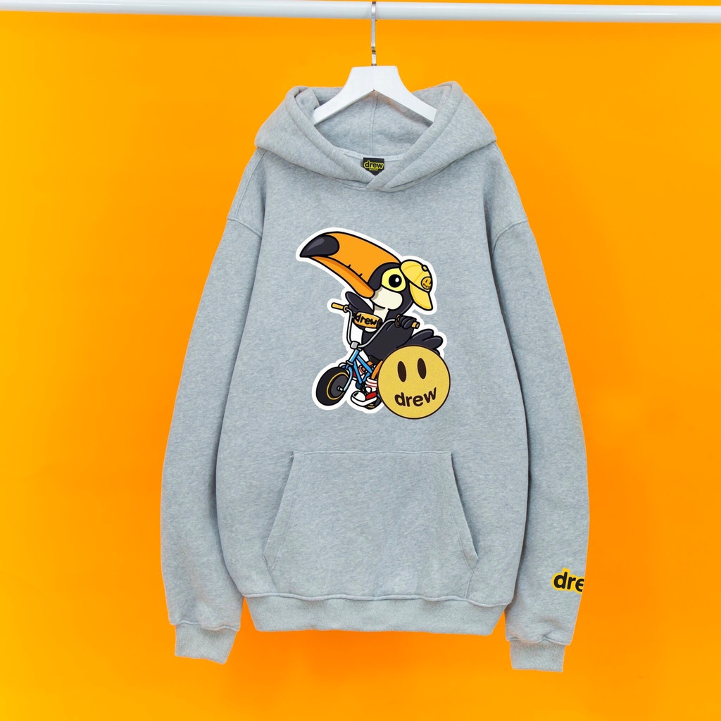 Áo nỉ Hoodie Drew House VẸT Hogoto shop , Áo hoodie nam nữ nỉ bông cotton