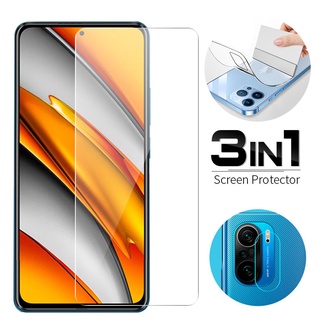 Kính Cường Lực Trước Và Sau Bảo Vệ Camera Cho Xiaomi Mi Poco F3 X3 NFC GT M3 M4 Pro 11Lite 11T 10T 9T Redmi Note 10 10S 9 8 7 9S Pro 9A 9C 8A 7A