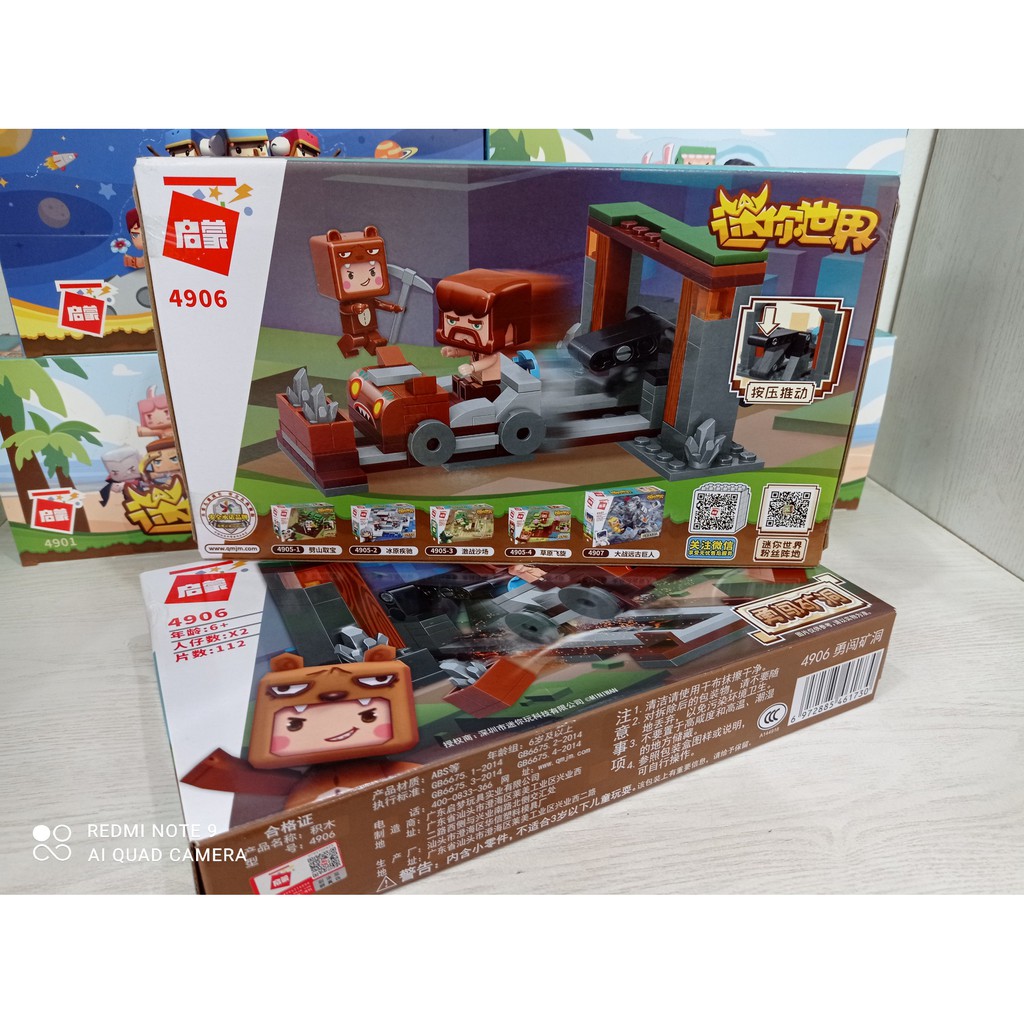 Lego Mini World khai thác mỏ 4906