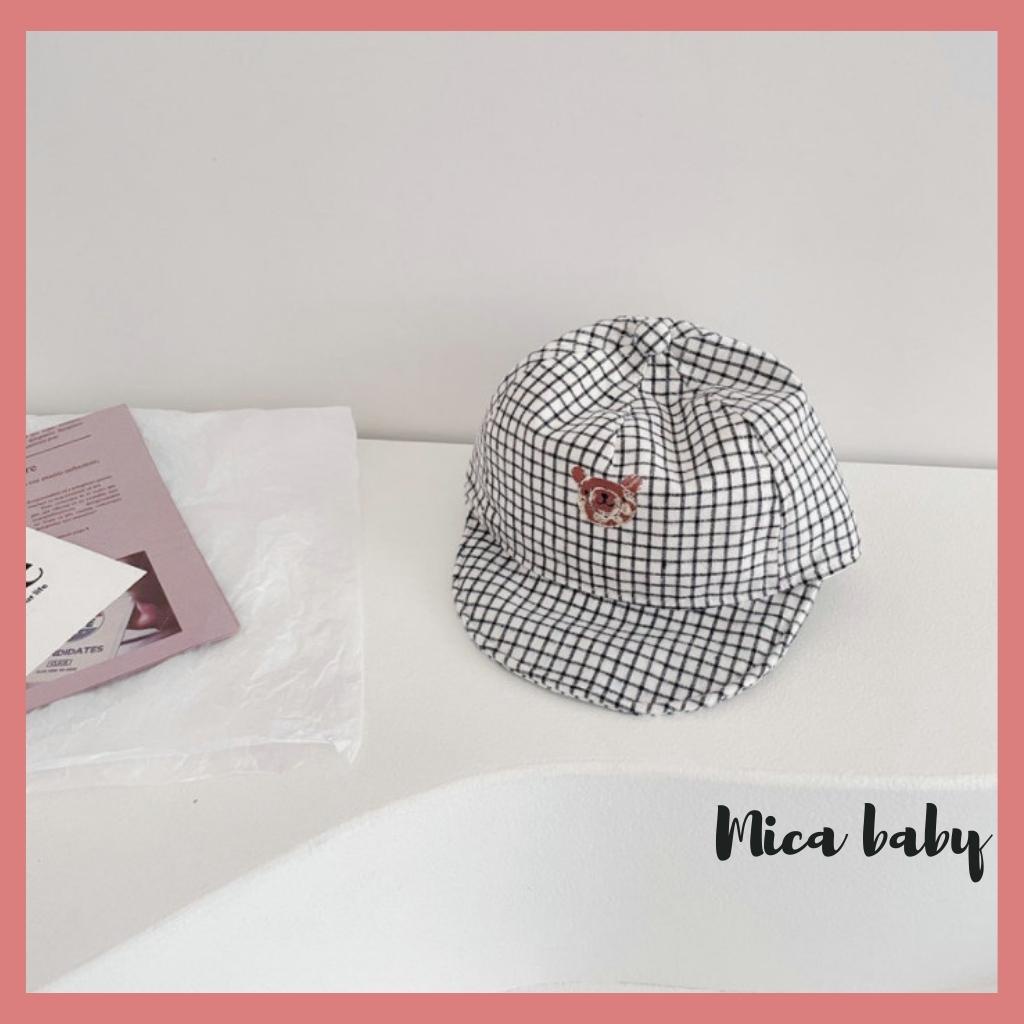 Mũ lưỡi trai mềm in hình mặt cún đáng yêu cho bé MH125 Mica Baby