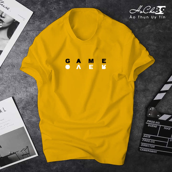 Áo thun Unisex Cao Cấp | GAME OVER - Cotton 4c Siêu Mềm Mịn