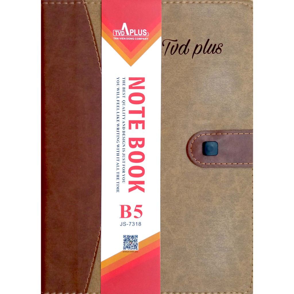 Sổ da B5 TVD Plus JS-7318