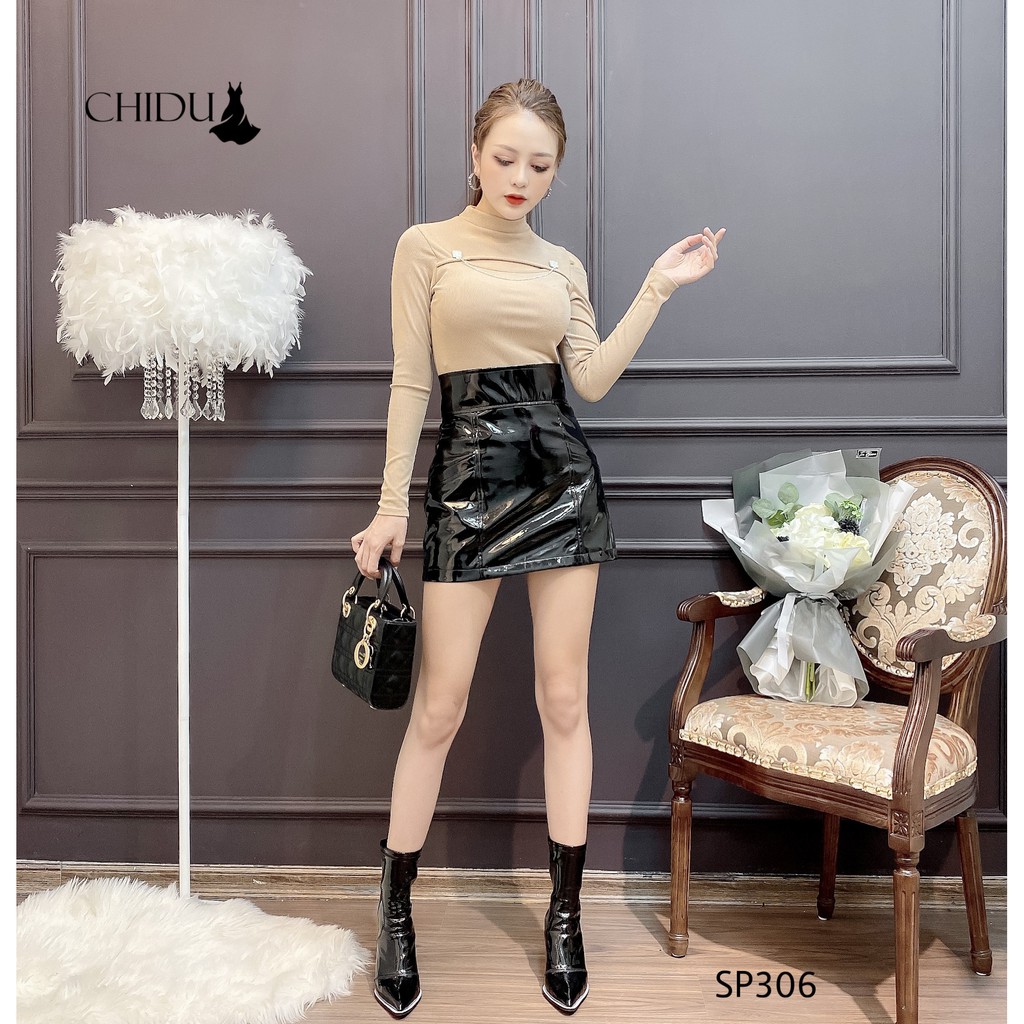CHIDU áo len tăm dài tay phối xích - SP306 | BigBuy360 - bigbuy360.vn