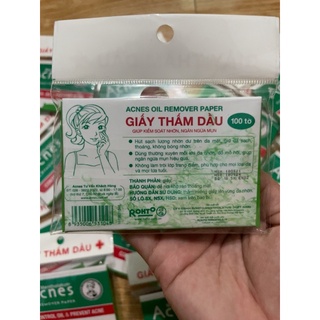 Giấy thấm dầu Acnes bịch 100 tờ