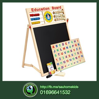 Bảng nam châm 2 mặt.