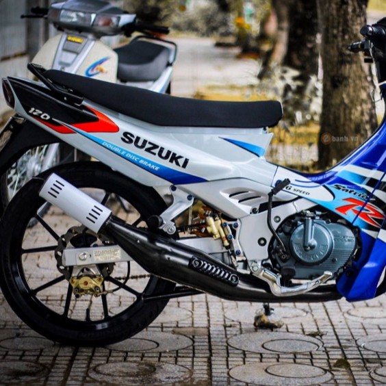 Tem Rời Suzuki Satria 2000 - Tem 3 Lớp - Chất Lượng - Tặng Logo - Ver 9