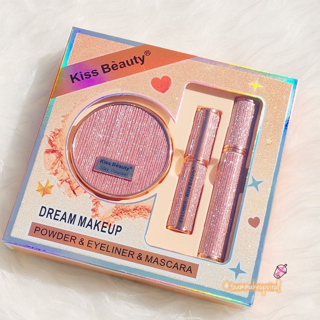 SET TRANG ĐIỂM 3SP DREAM MAKEUP KISS BEAUTY