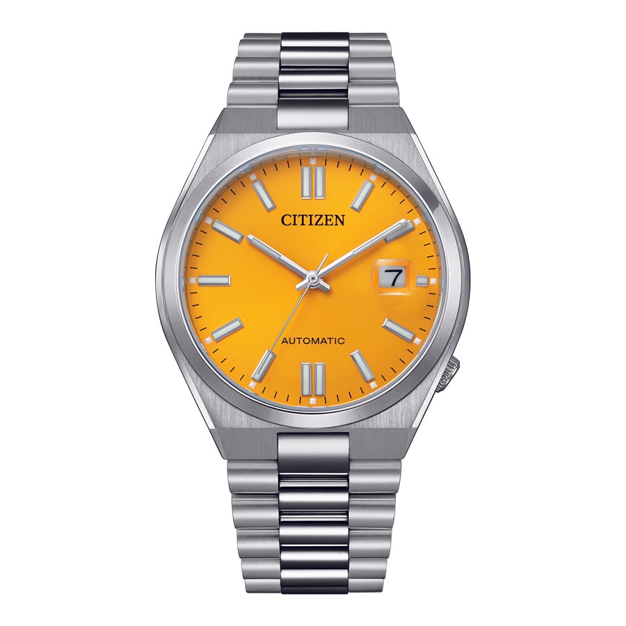 Đồng Hồ Nam Citizen Dây Kim Loại Máy Cơ-Automatic NJ0150-81Z - Mặt Vàng