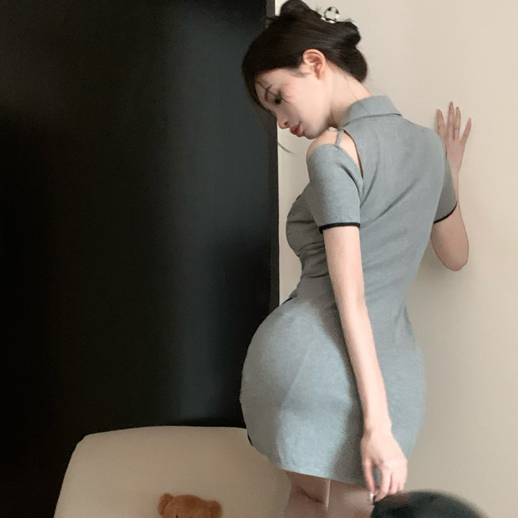Đầm Dáng Ôm Phong Cách Hàn Quốc Thời Trang Mùa Hè Quyến Rũ Cho Nữ