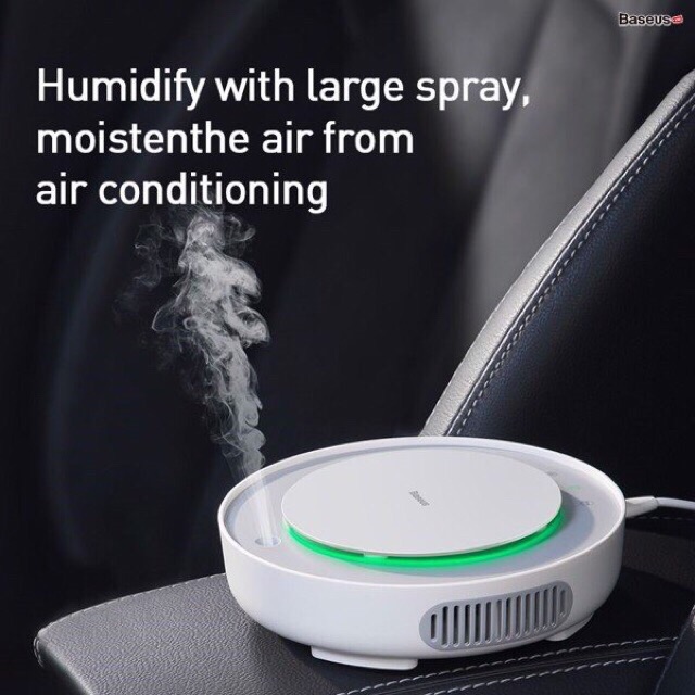 Máy lọc không khí tích hợp phun sương tạo ẩm dùng cho xe hơi Baseus Freshing breath Car Air